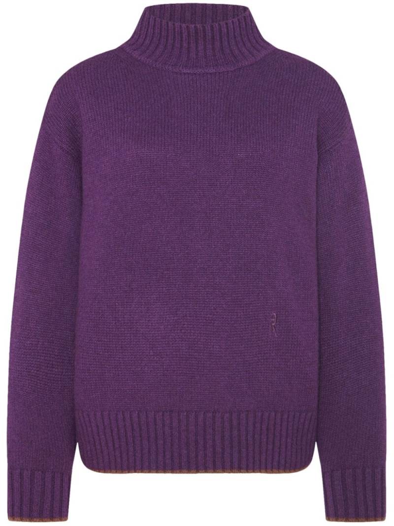 Rosetta Getty x Violet Getty wool-cashmere jumper - Purple von Rosetta Getty