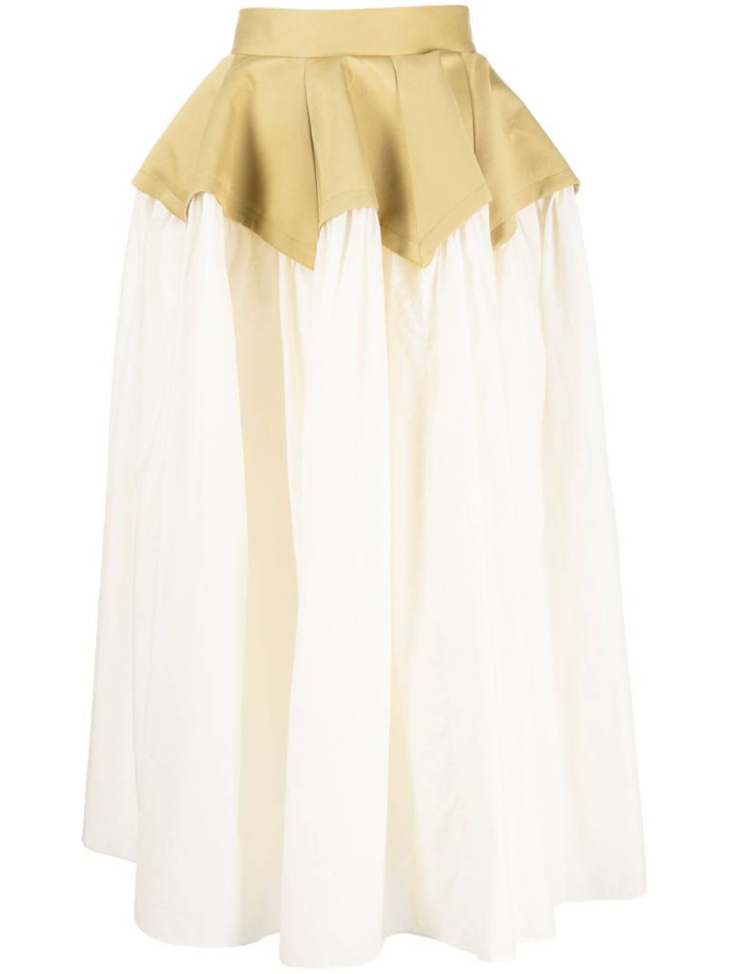 Rosie Assoulin Flying Buttresses A-line skirt - Green von Rosie Assoulin