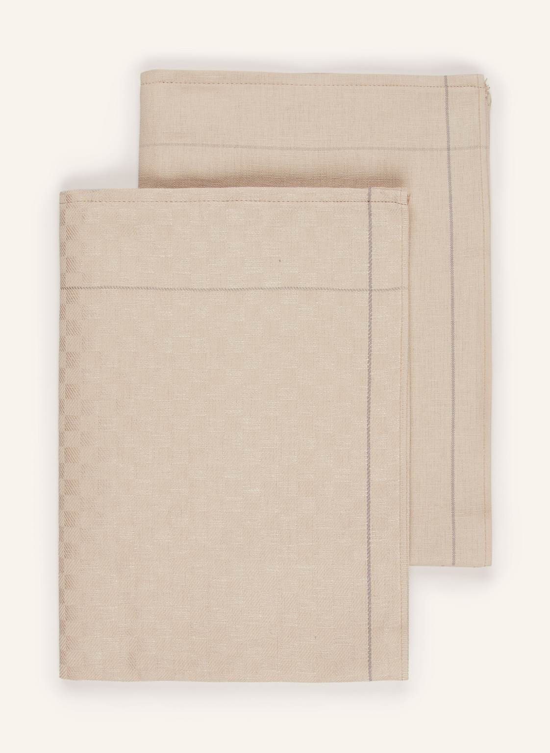 Ross 2er-Set Geschirrtücher Mit Leinen beige von Ross