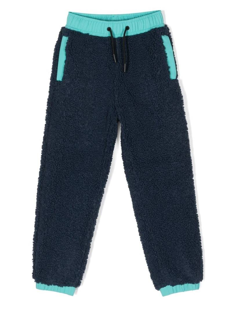 Rossignol Kids Fleece two-tone track pants - Blue von Rossignol Kids