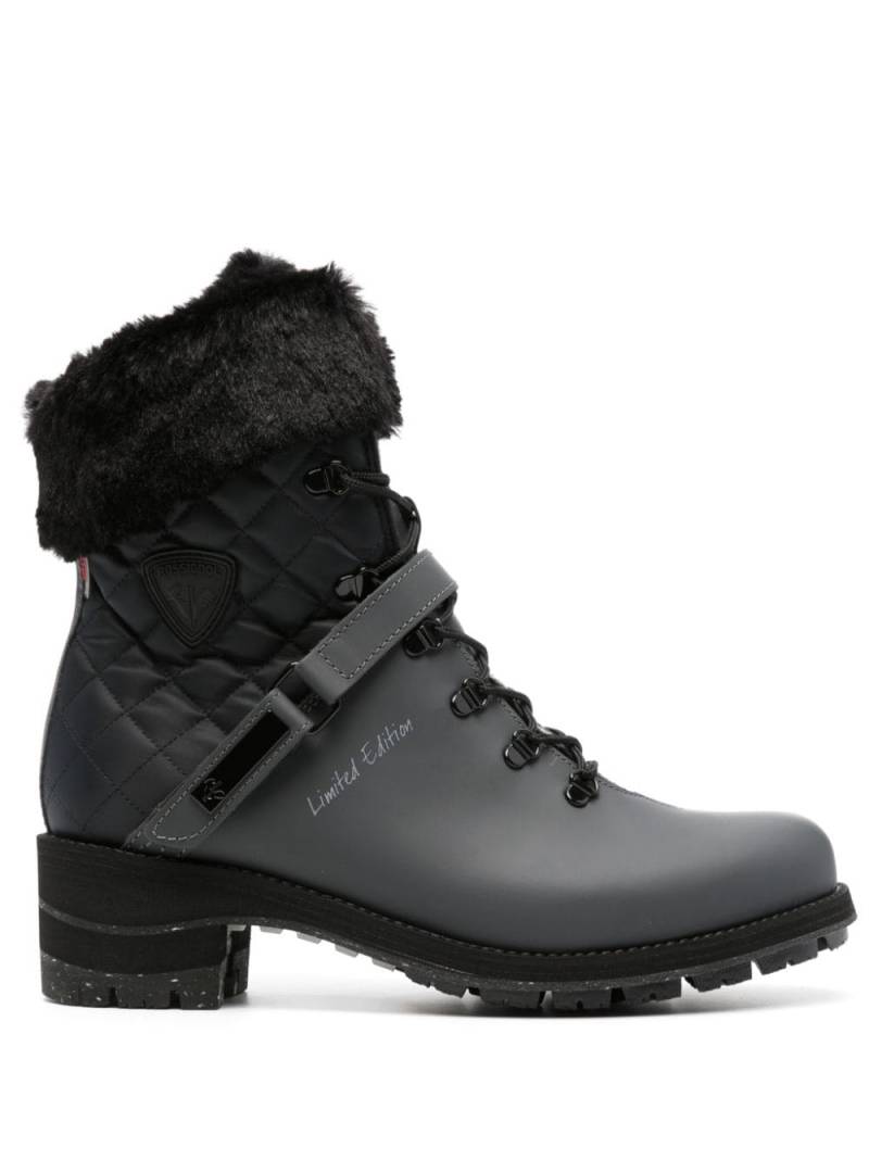 Rossignol 1907 70mm leather ankle boots - Black von Rossignol