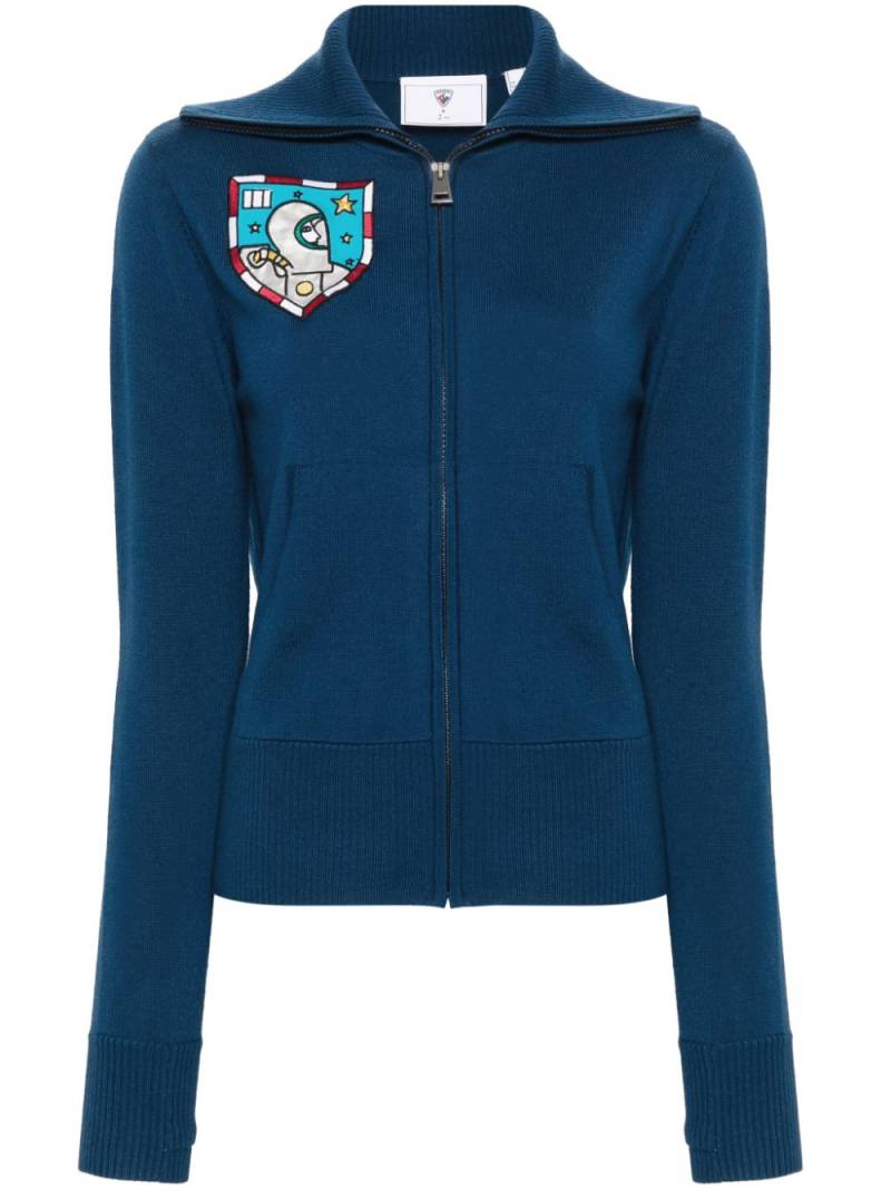 Rossignol x JCC Galina zip-up cardigan - Blue von Rossignol