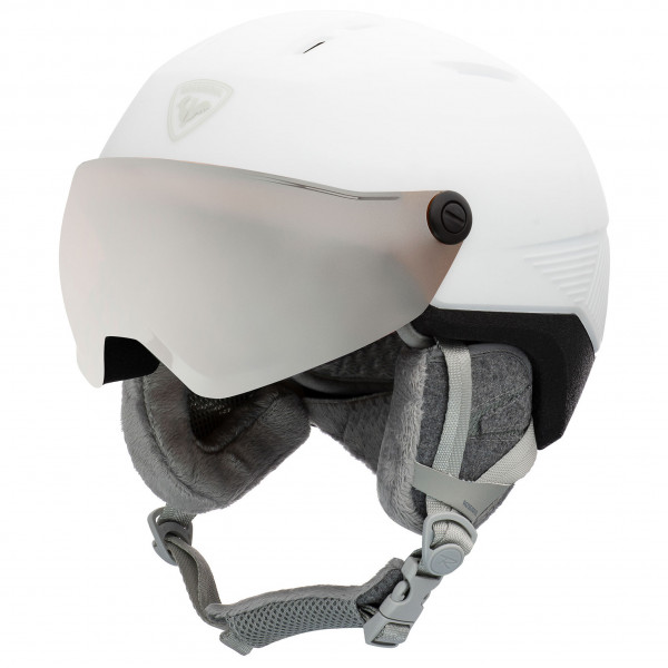 Rossignol - Women's Fit Visor Impacts - Skihelm Gr M/L - 55-59 cm;S/M - 52-55 cm grau/weiß;schwarz von Rossignol