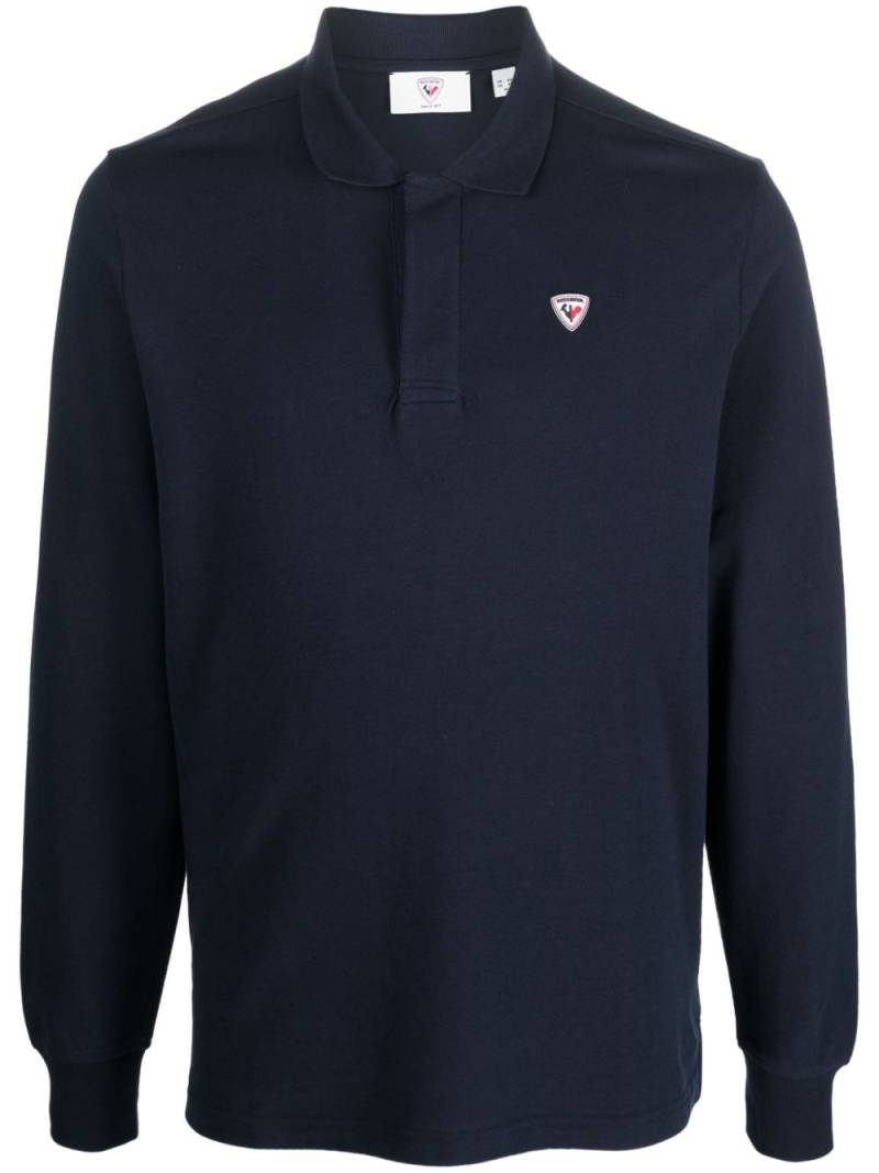 Rossignol long-sleeve polo shirt - Black von Rossignol