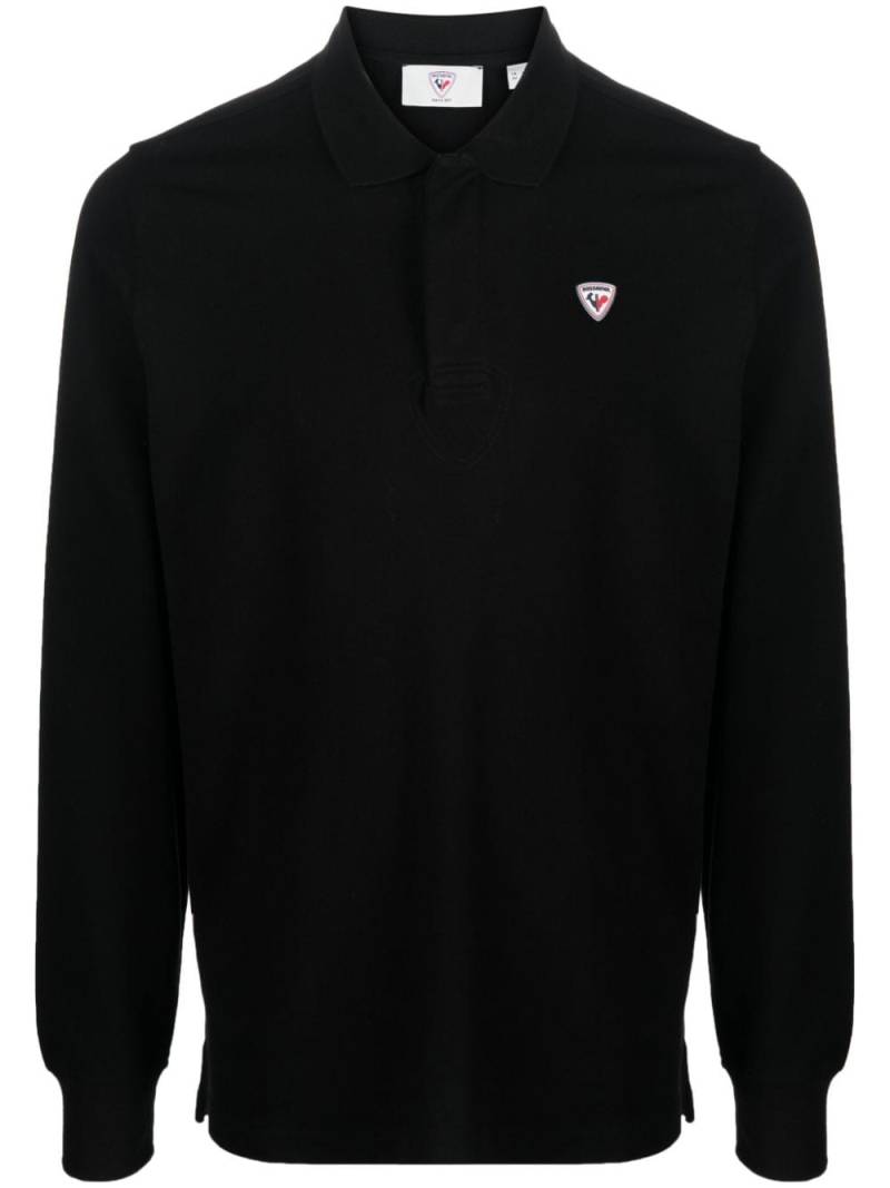 Rossignol long-sleeve polo shirt - Black von Rossignol