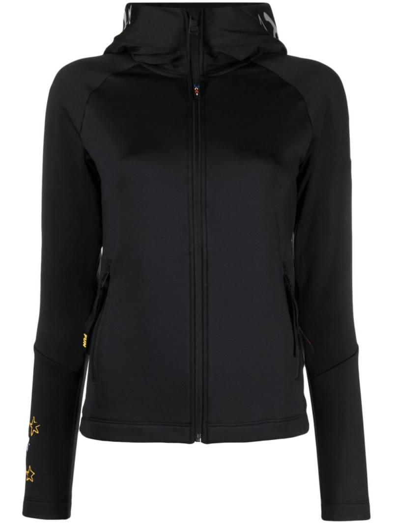 Rossignol logo-patch zipped sweatshirt - Black von Rossignol