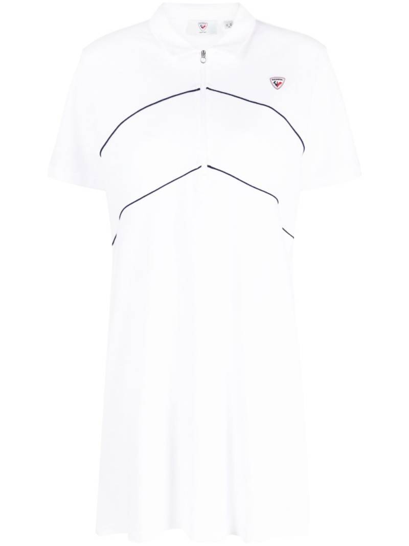 Rossignol short-sleeve polo dress - White von Rossignol