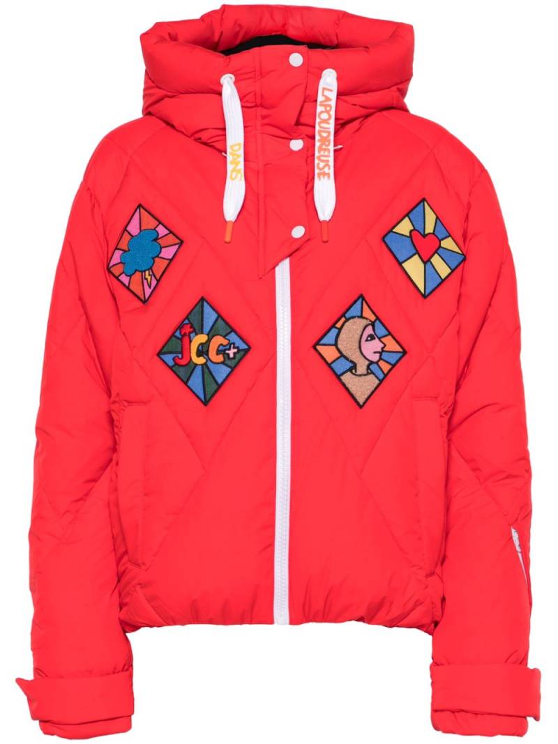 Rossignol x JCC Lumy down bomber ski jacket - Red von Rossignol