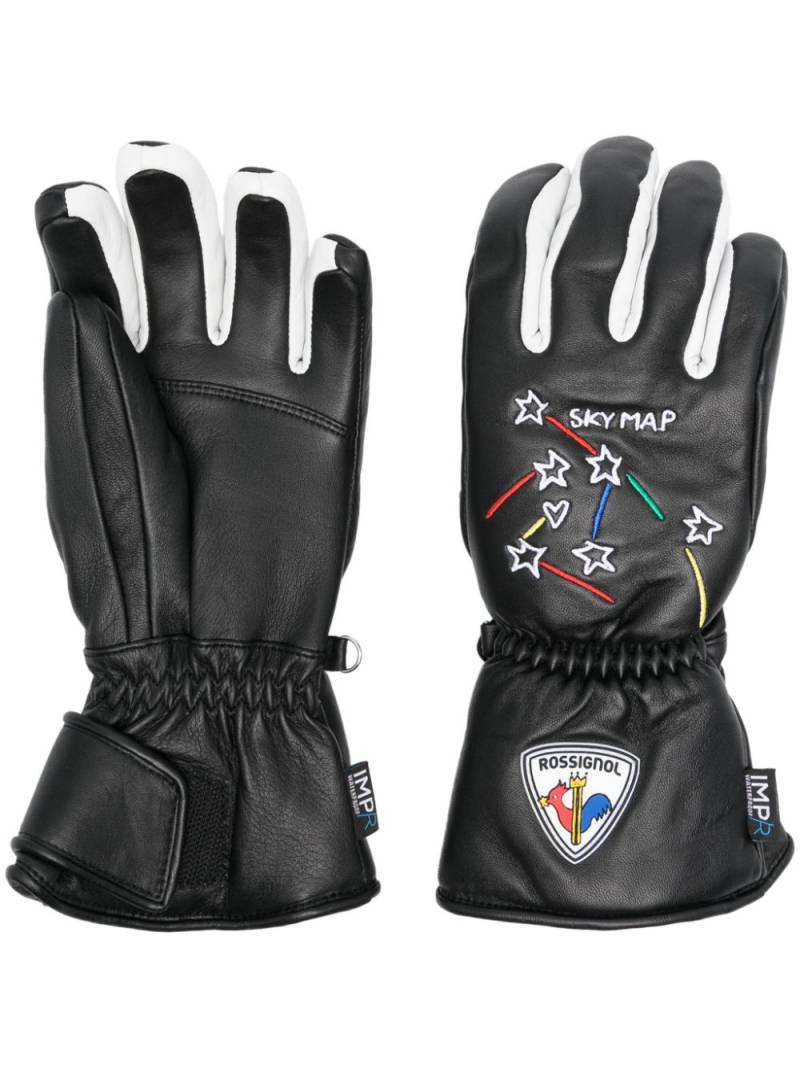 Rossignol x JCC Sublime leather ski gloves - Black von Rossignol