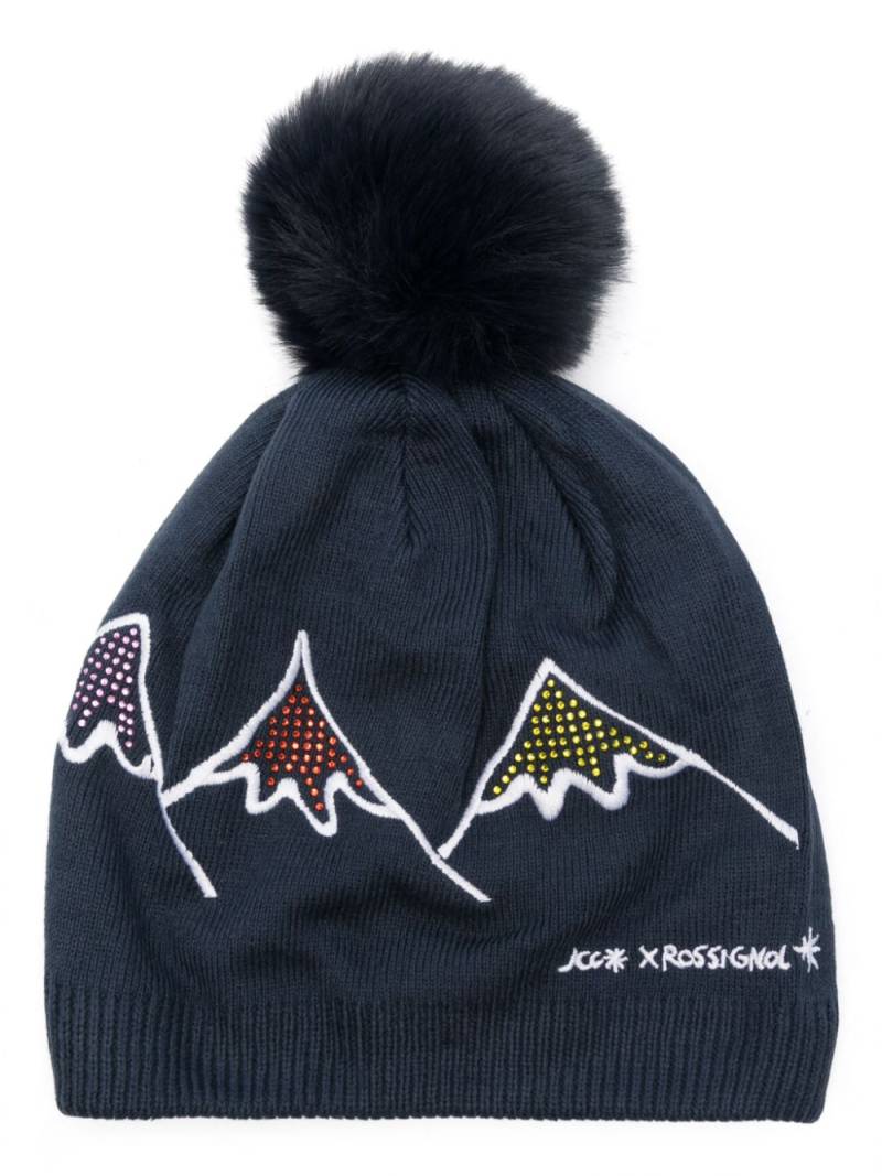 Rossignol x JCC crystal-embellished beanie hat - Blue von Rossignol