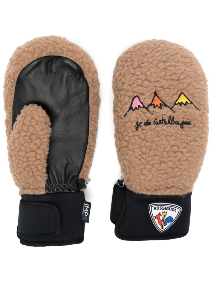 Rossignol x Jean-Charles de Castelbajac Pilot Mittens - Brown von Rossignol