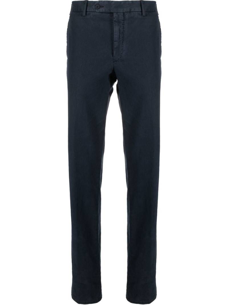 Rota slim-cut cotton trousers - Blue von Rota