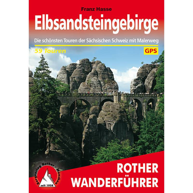 Rother Elbsandsteingebirge Wanderführer von Rother