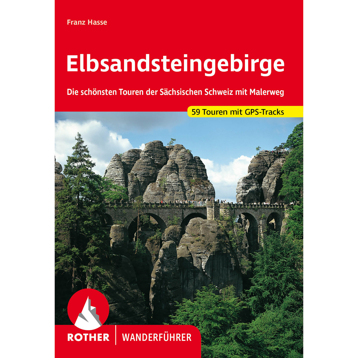 Rother Elbsandsteingebirge Wanderführer von Rother