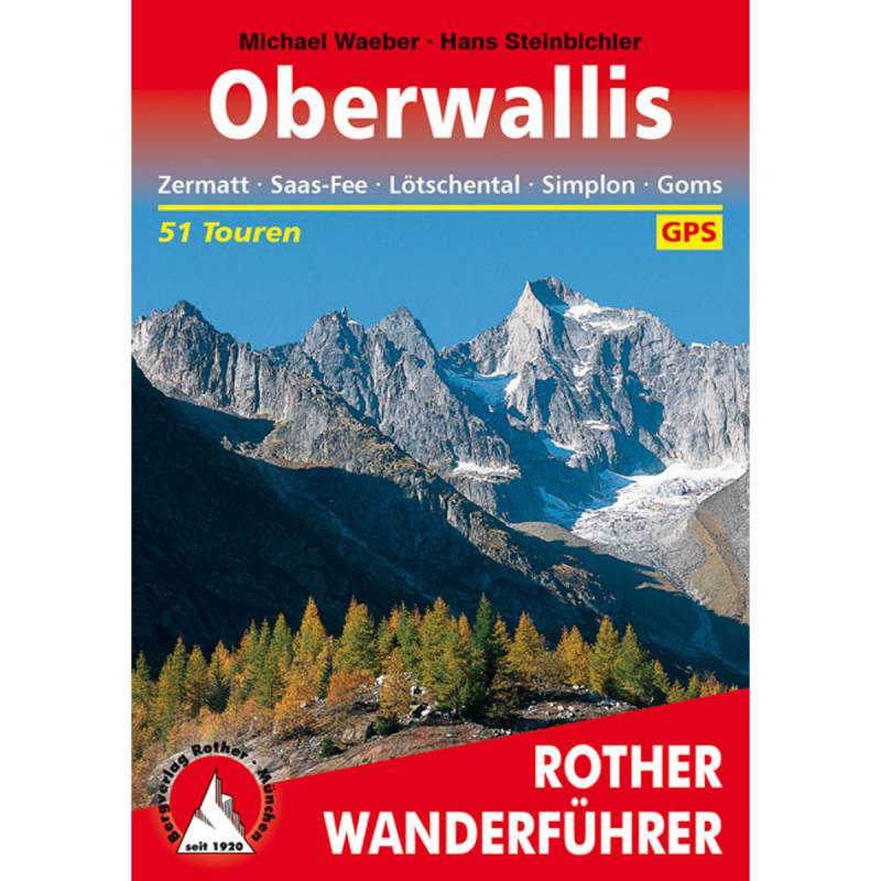 Rother Oberwallis Wanderführer von Rother