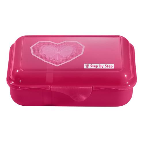 Rotho Lunchbox Glitter Heart Hazle, Pink von Rotho