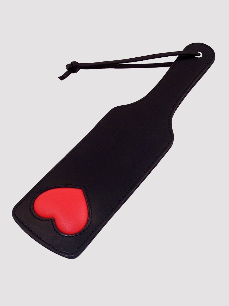 Rouge Heart Paddle Spanking Paddle, Anfängergeeignet, Schwarz - Amorana von Rouge