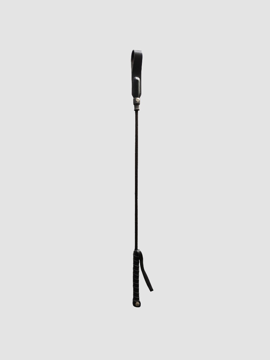 Rouge Long Riding Crop Peitsche, Anfängergeeignet, Schwarz - Amorana von Rouge