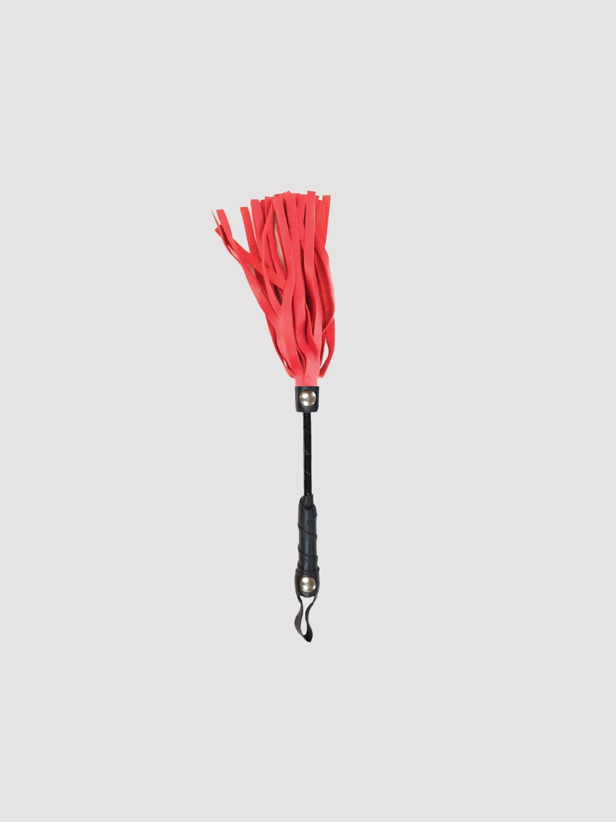 Rouge Mini Flogger Peitsche, Anfängergeeignet, Rot - Amorana von Rouge