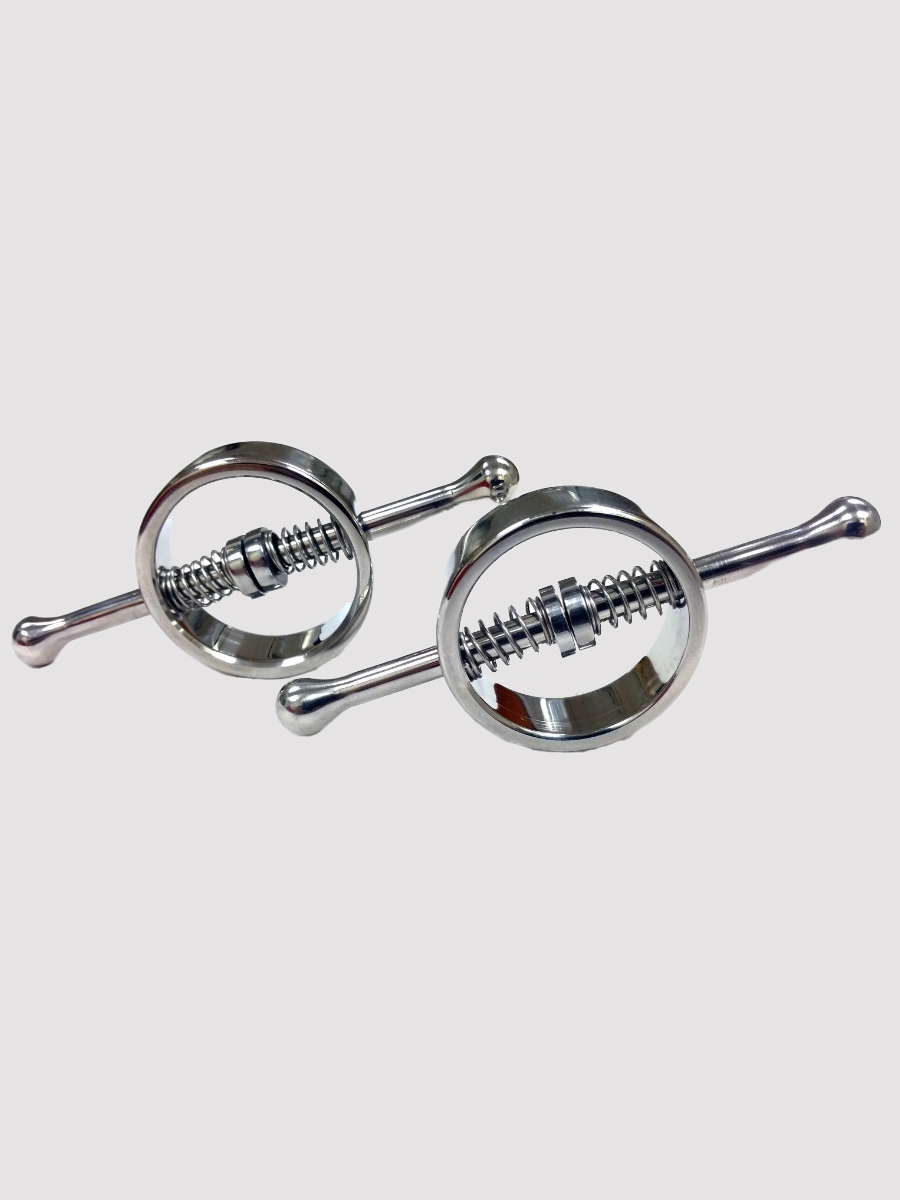 Rouge Nipple Clamps Nippelklemmen, Fortgeschritten, Silber - Amorana von Rouge