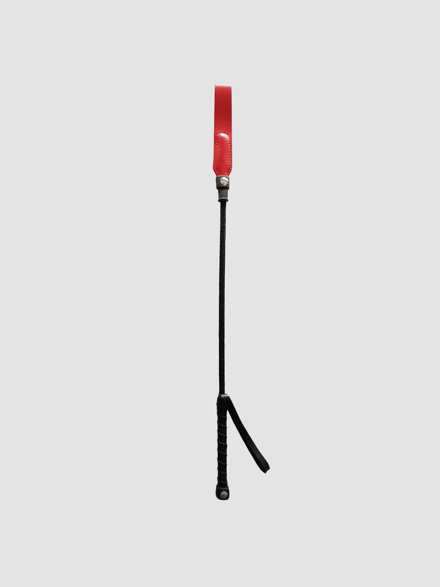 Rouge Short Riding Crop Peitsche, Anfängergeeignet, Rot - Amorana von Rouge