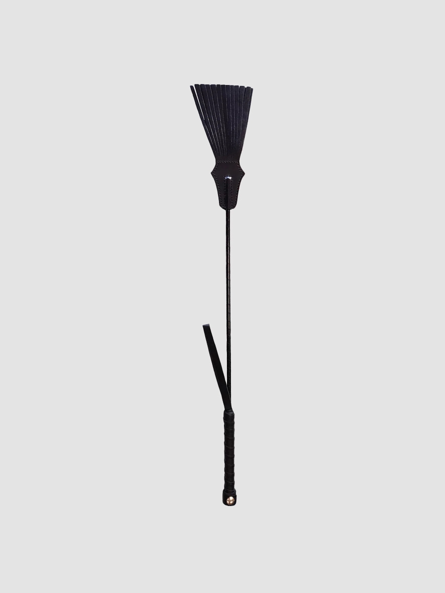 Rouge Tasselled Riding Crop Peitsche, Anfängergeeignet, Schwarz - Amorana von Rouge