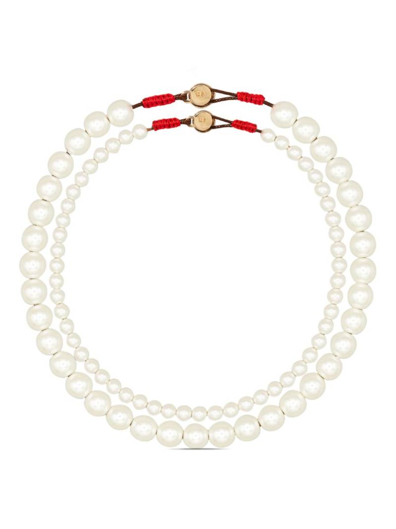 Roxanne Assoulin Princess anklets (set of two) - White von Roxanne Assoulin