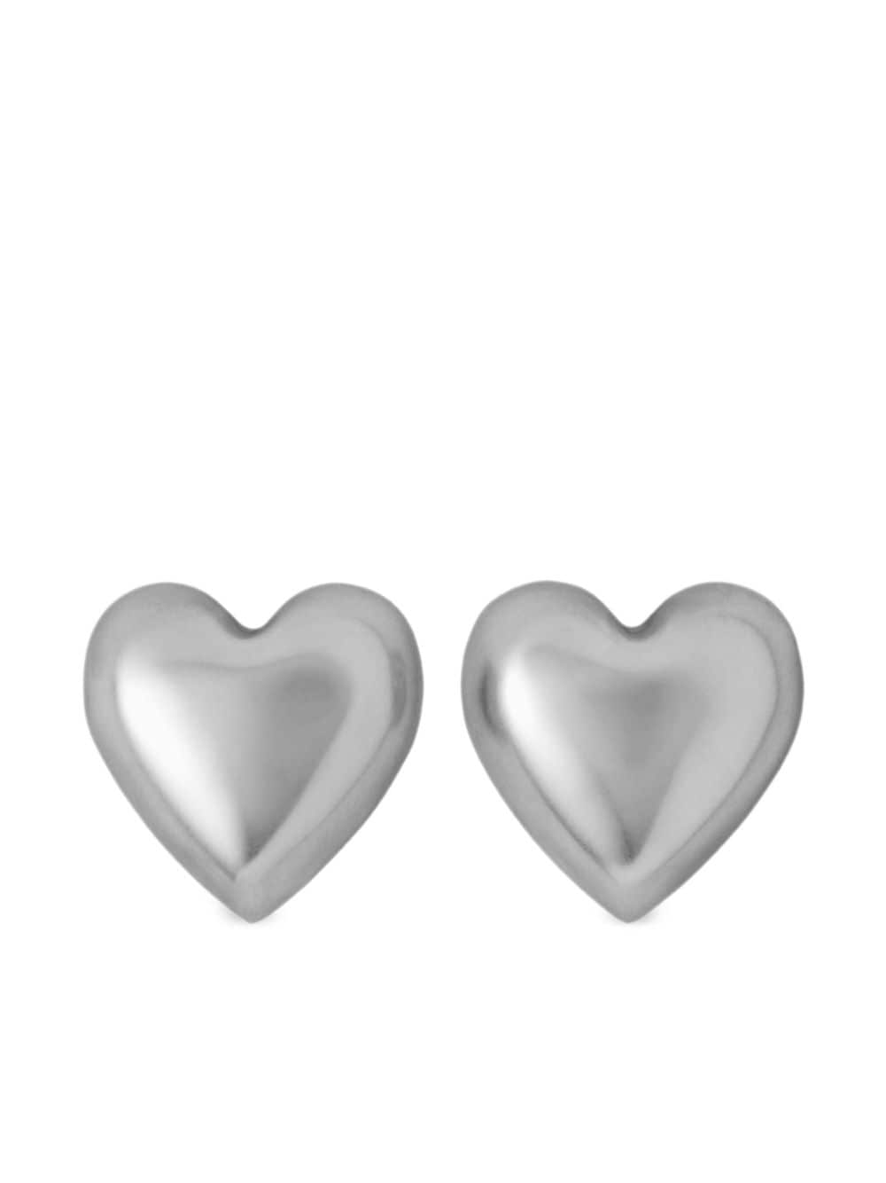 Roxanne Assoulin Puff Heart earrings - Silver von Roxanne Assoulin