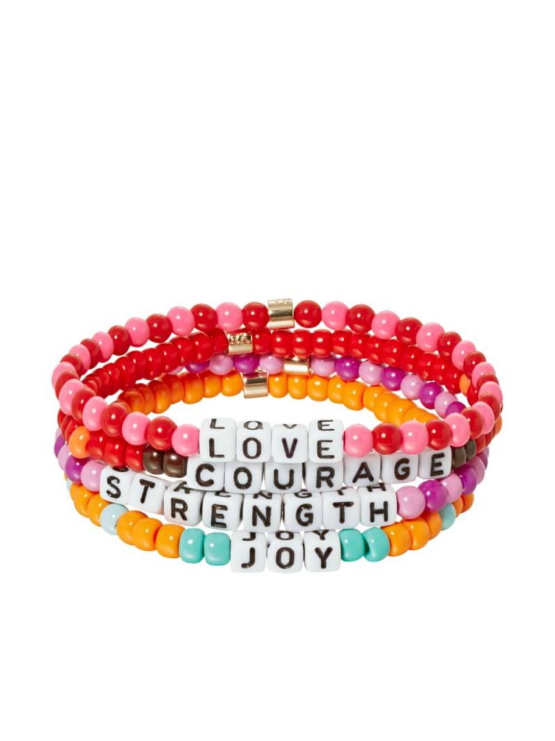 Roxanne Assoulin The Focus bracelet bunch - Red von Roxanne Assoulin