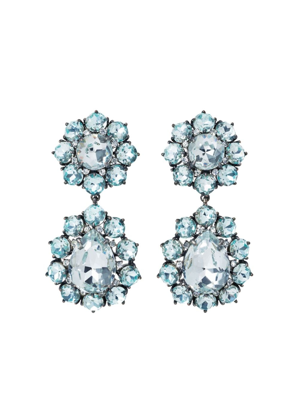 Roxanne Assoulin The Ice Breaker crystal earrings - Blue von Roxanne Assoulin