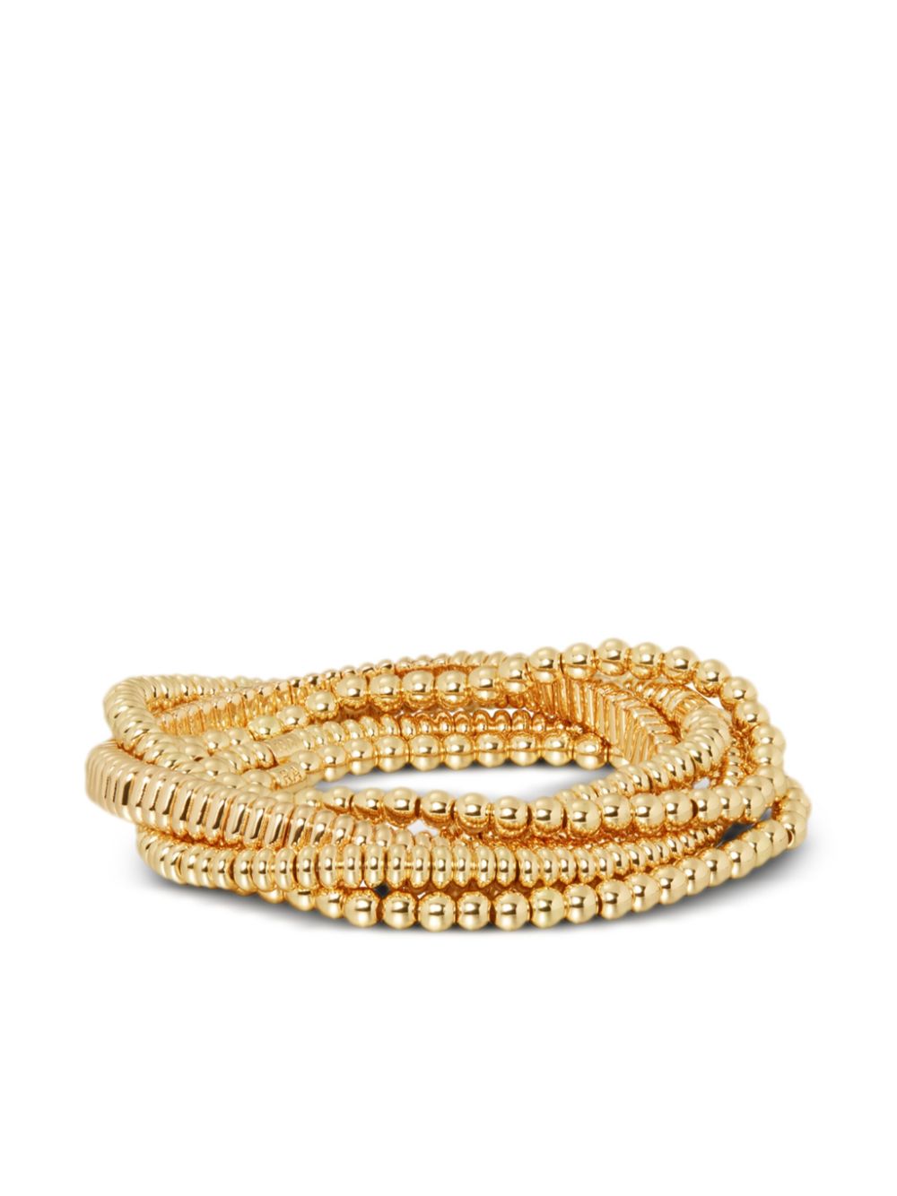 Roxanne Assoulin The Luxe beaded bracelets (set of five) - Gold von Roxanne Assoulin