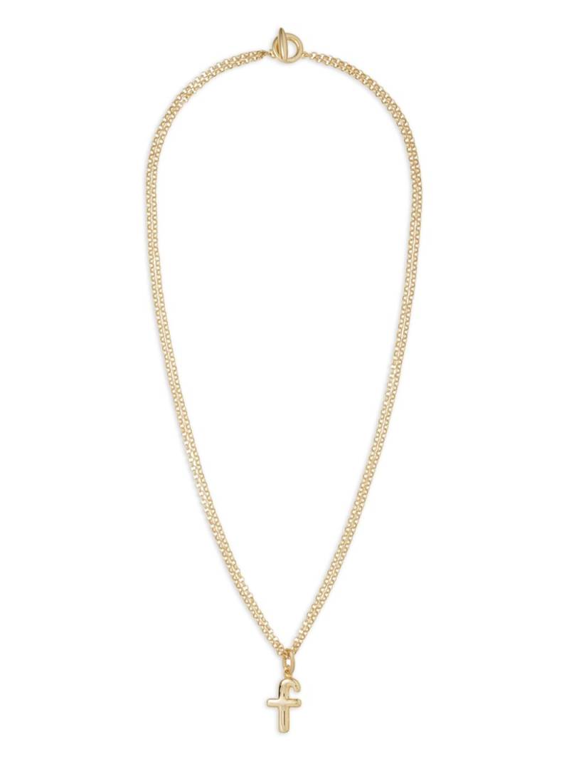 Roxanne Assoulin The Puffy Initial necklace - Gold von Roxanne Assoulin