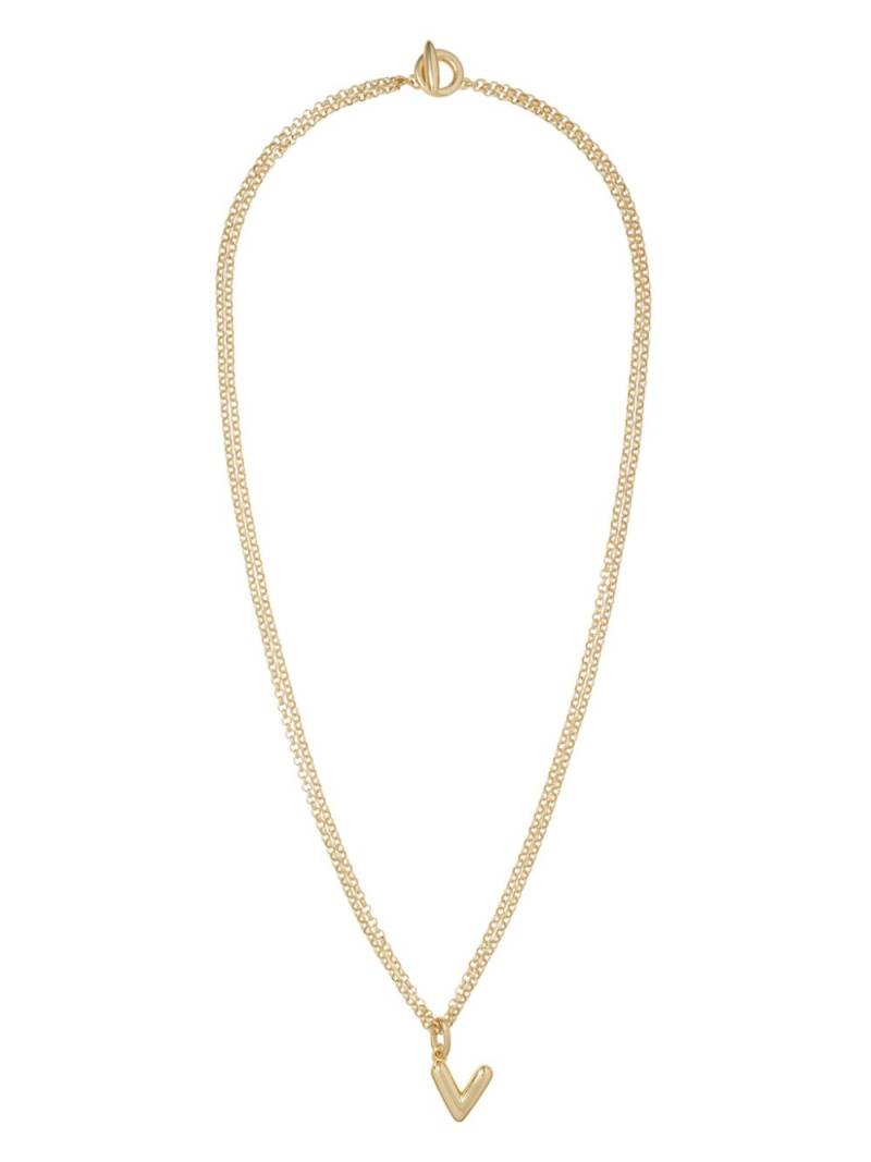 Roxanne Assoulin The Puffy Initial necklace - Gold von Roxanne Assoulin