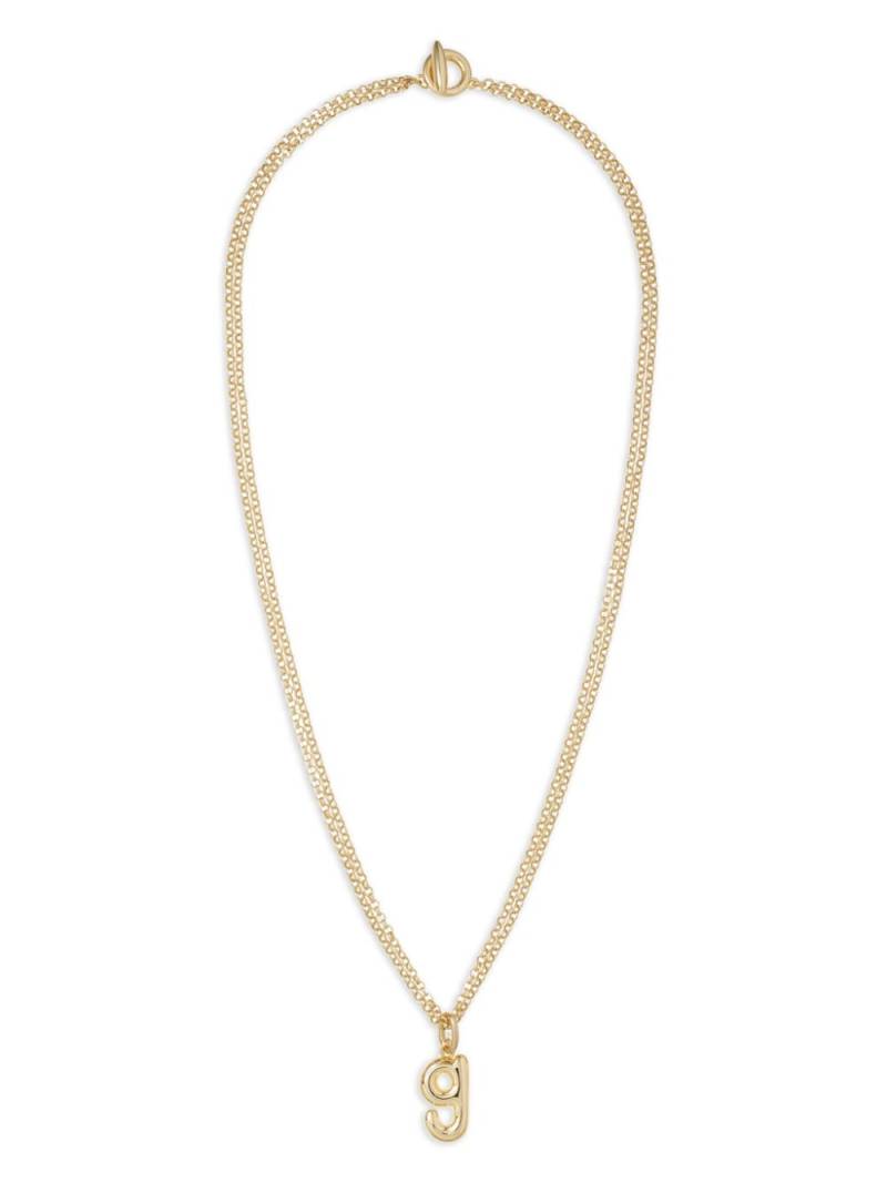 Roxanne Assoulin The Puffy Initial necklace - Gold von Roxanne Assoulin