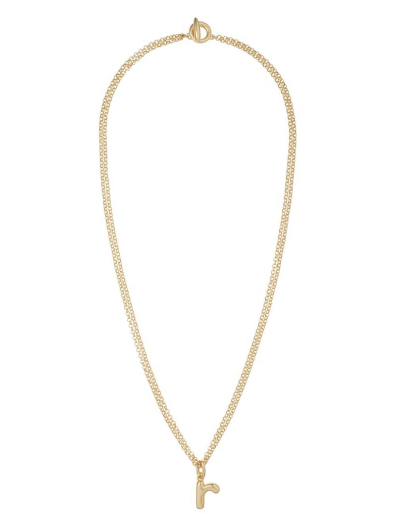 Roxanne Assoulin The Puffy Initial necklace - Gold von Roxanne Assoulin