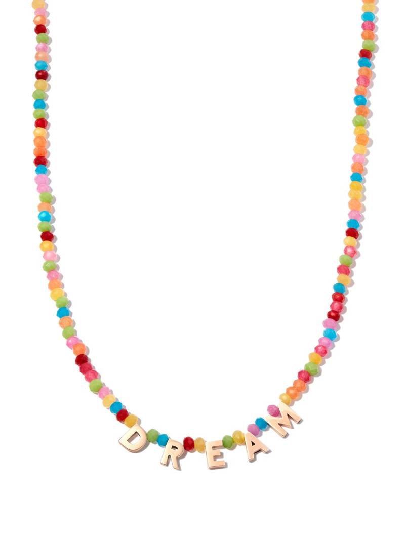 Roxanne First 14kt yellow gold Dream jade necklace - Multicolour von Roxanne First