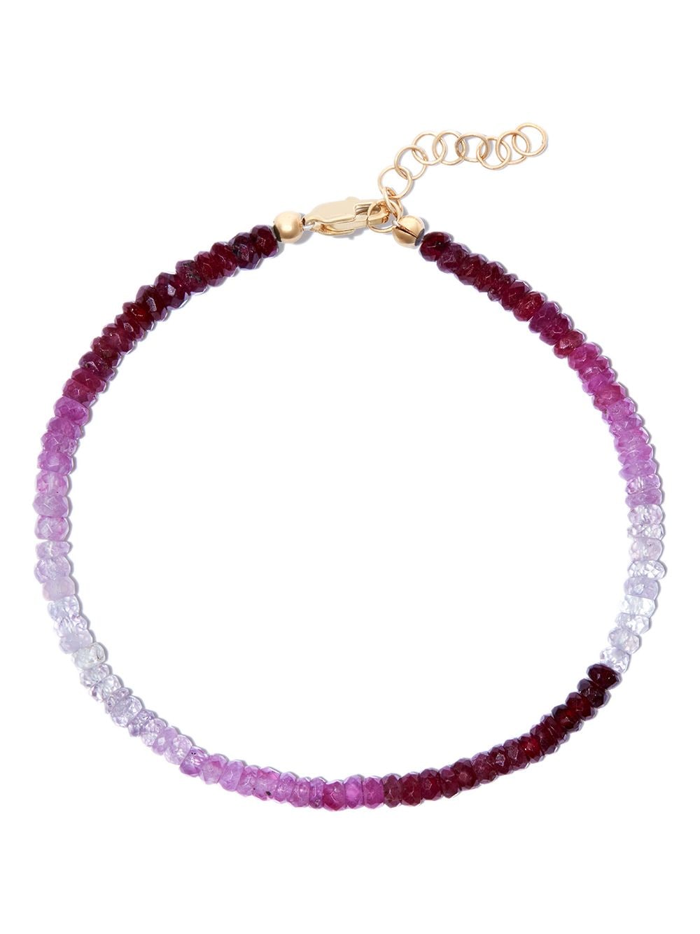 Roxanne First Rocky beaded ruby bracelet - Purple von Roxanne First