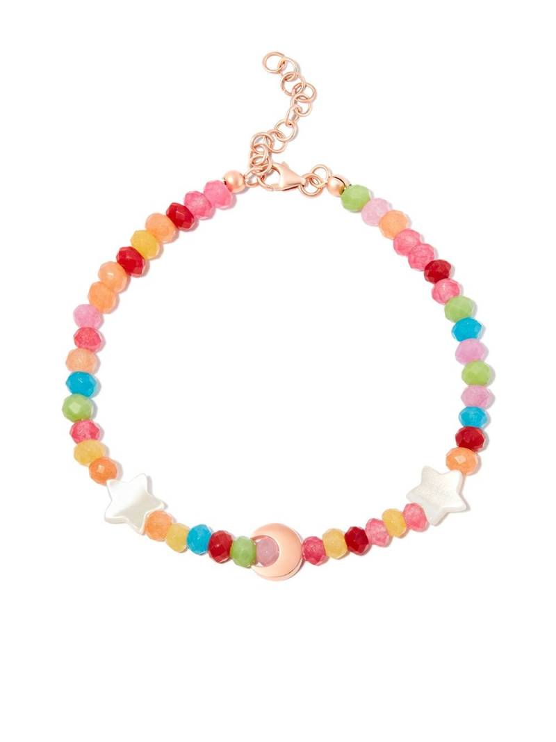 Roxanne First rose gold Moon and Star bracelet - Multicolour von Roxanne First