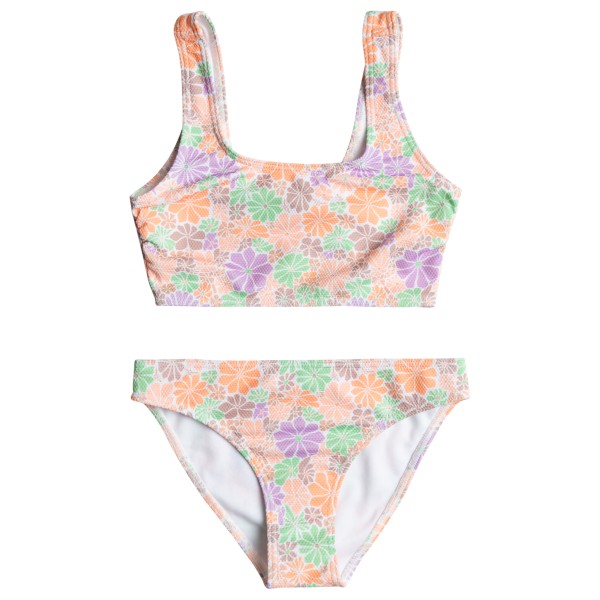 Roxy - Kid's All About Sol Cropped Set - Bikini Gr 16 Years bunt von Roxy