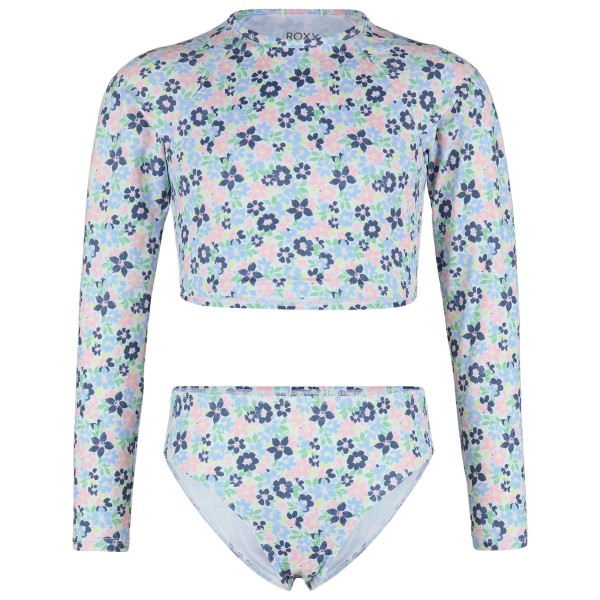 Roxy - Kid's Dreamer Crop Top L/S Set - Bikini Gr 12 Years grau von Roxy