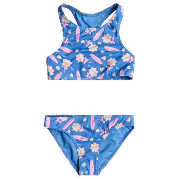 Roxy - Kid's Lorem Crop Top Set - Bikini Gr 2 Years;3 Years;4 Years;5 Years;6 Years blau von Roxy