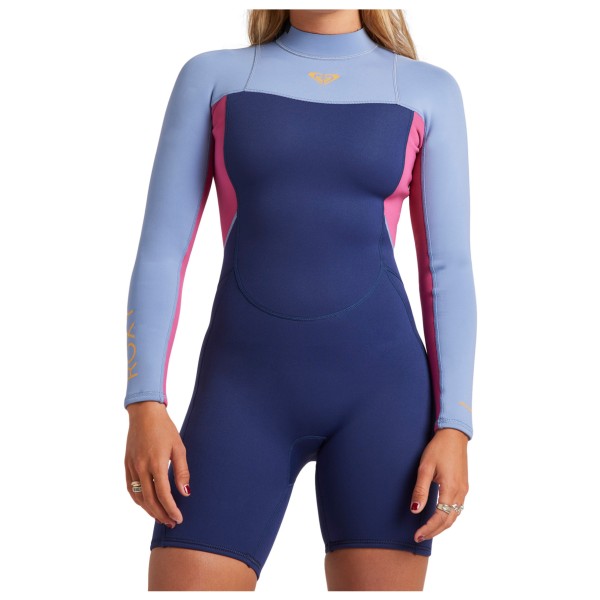 Roxy - Women's 2/2 Prologue Backzip L/S - Neoprenanzug Gr 10;12;14;2;4;6;8 blau;schwarz Roxy - Women's 2/2 Prologue Backzip L/S - Neoprenanzug Gr 10;12;14;2;4;6;8 blau;schwarz von Roxy