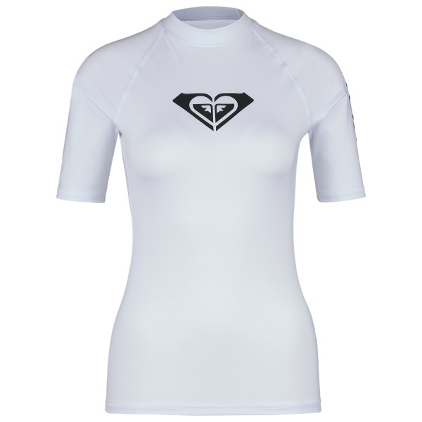 Roxy - Women's Whole Hearted S/S - Lycra Gr M weiß/grau von Roxy