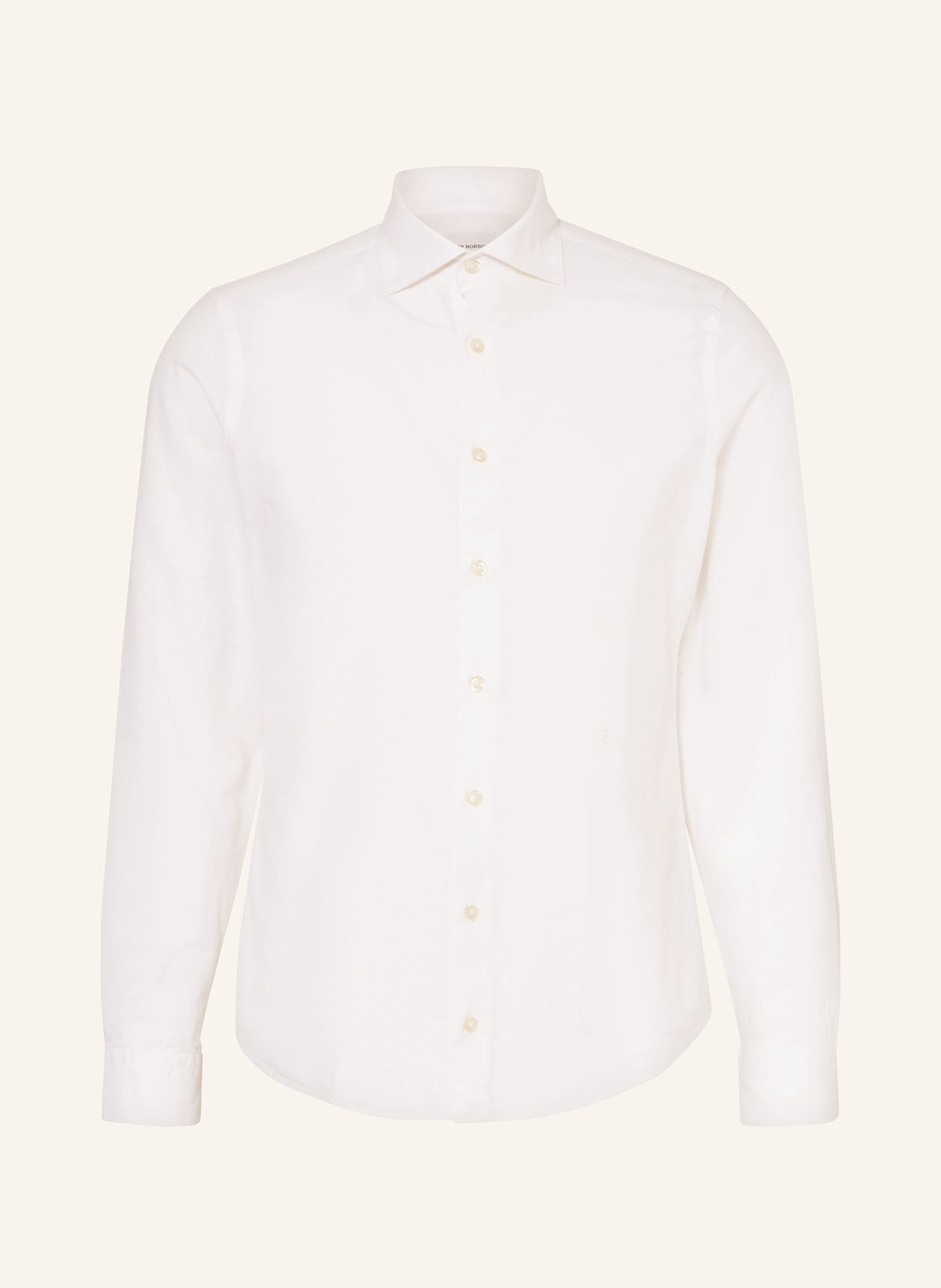 Roy Robson Hemd Slim Fit Mit Leinen weiss Roy Robson Hemd Slim Fit Mit Leinen weiss von Roy Robson