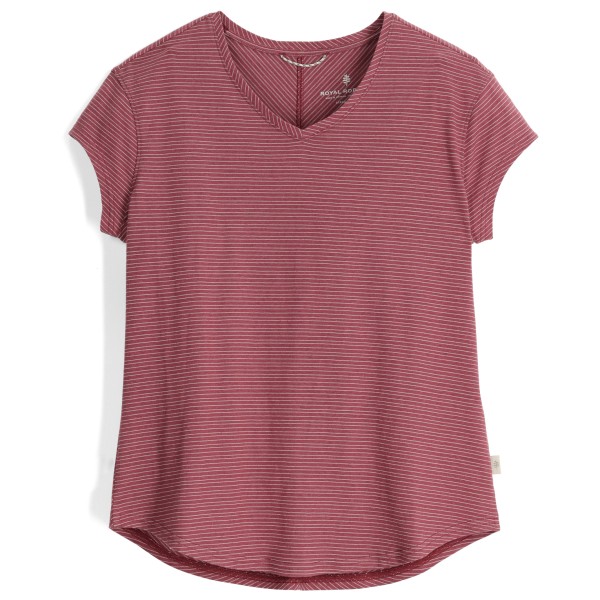Royal Robbins - Women's Vacationer V-Neck S/S - T-Shirt Gr S rot von Royal Robbins