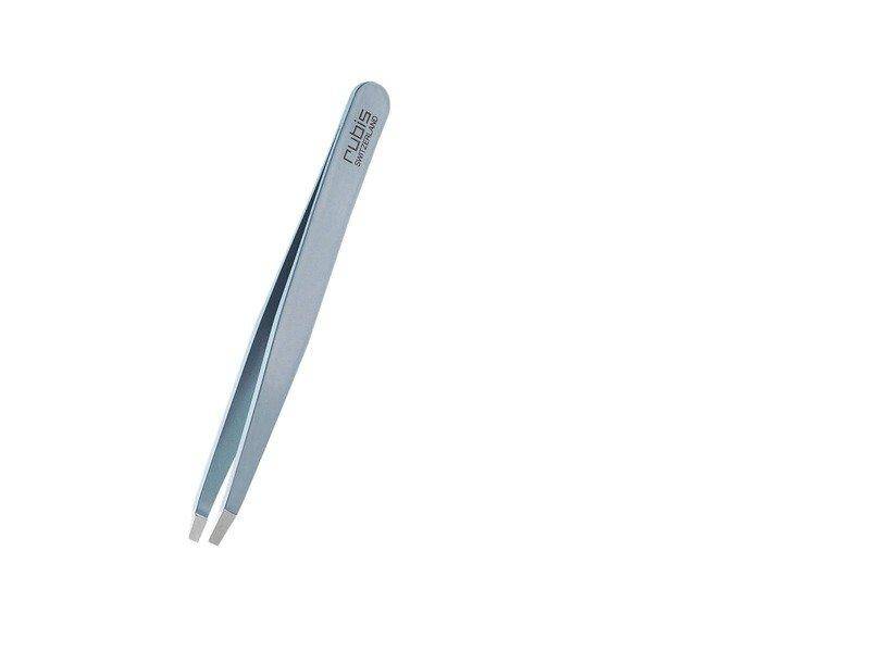 Pinzette Gerade, Hellblau, Inox Damen  1 pezzo von Rubis