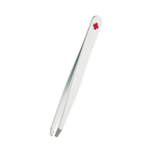 Pinzette Schweizerkreuz Schräg, Weiss, Softtouch Damen Transparent 1 pezzo von Rubis