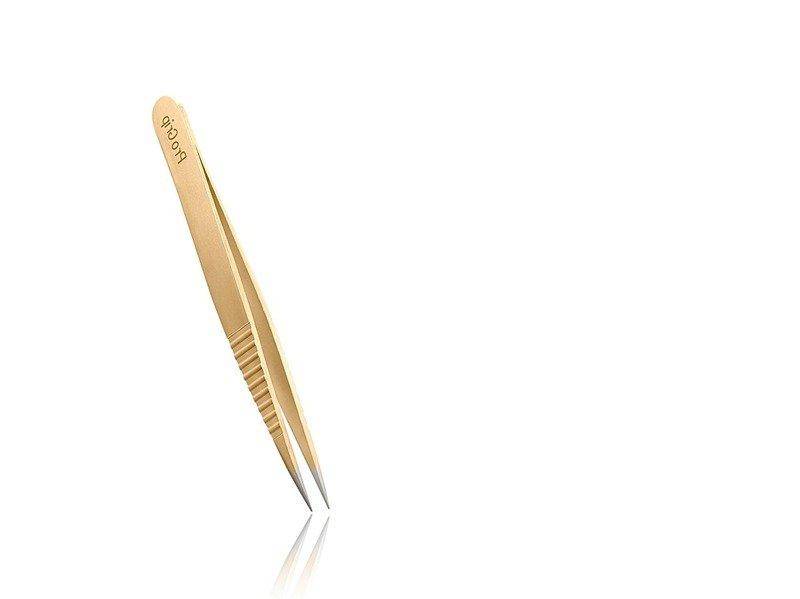 Pinzette Spitz, Progrip, Gold Damen  1 pezzo von Rubis