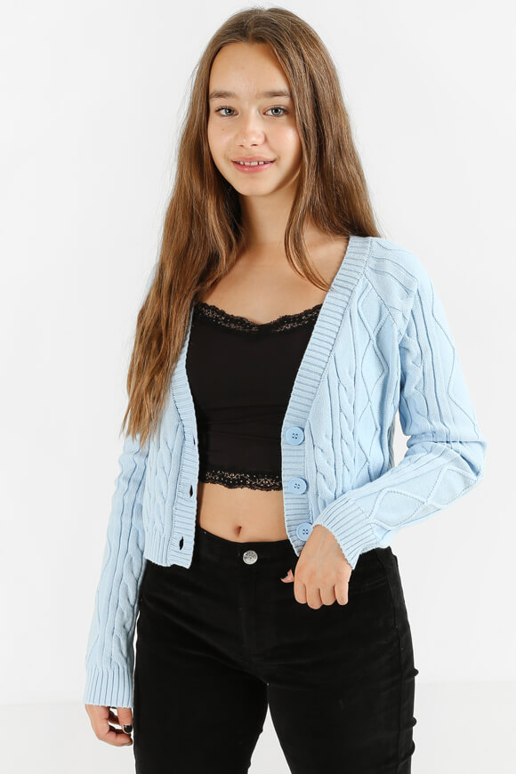 Ruby Girls Crop Cardigan | Hellblau | Mädchen  | 12 von Ruby Girls