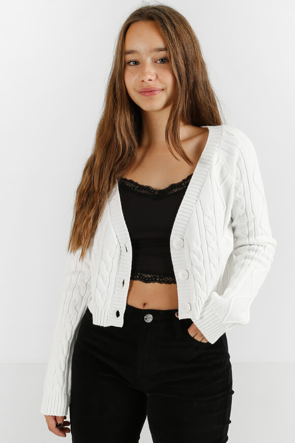 Ruby Girls Crop Cardigan | Weiss | Mädchen  | 10 von Ruby Girls